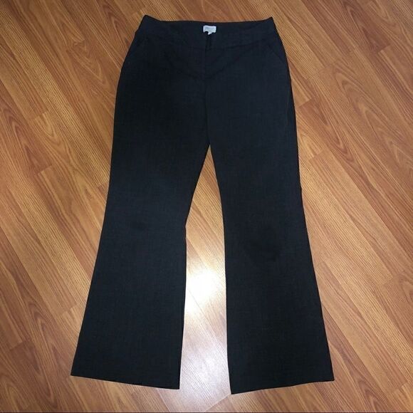 Laundry by Shelli Segal Charcoal Gray Slacks - 4S - Picture 1 of 5